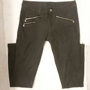 Zara Basic Faux Snake Print Pants